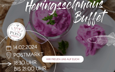 Heringsschmaus-Buffet