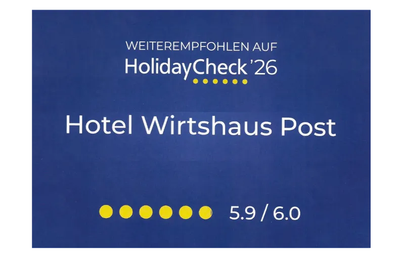 Bewertung für Hotel Wirtshaus Post auf HolidayCheck