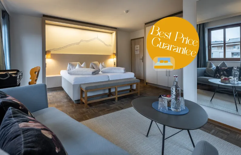 Bright hotel room with best price guarantee